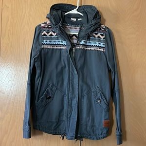 🩶Roxy cotton hooded jacket🩶